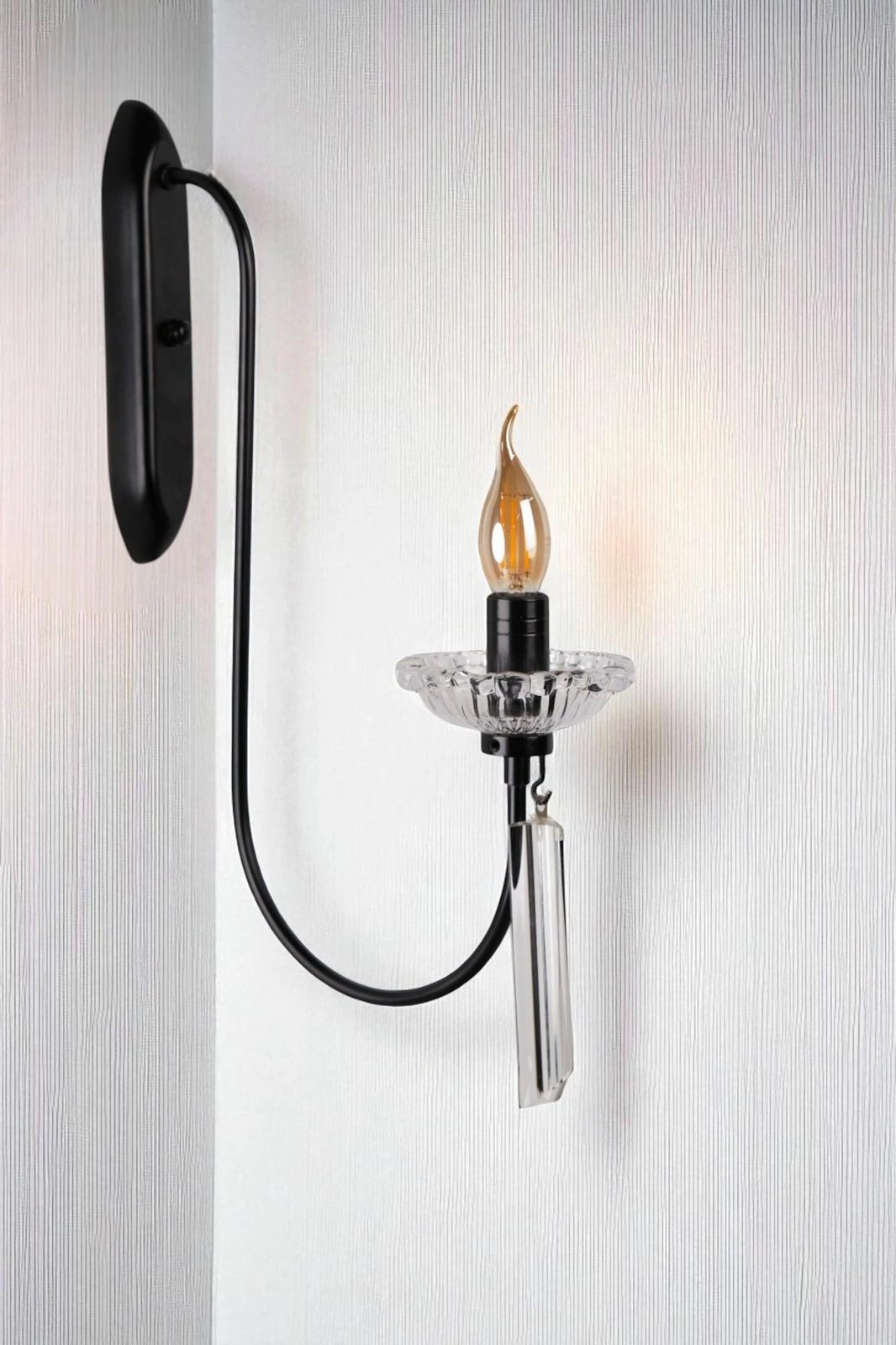 Llambë muri Opviq, 9081-1, ngjyrë e zezë