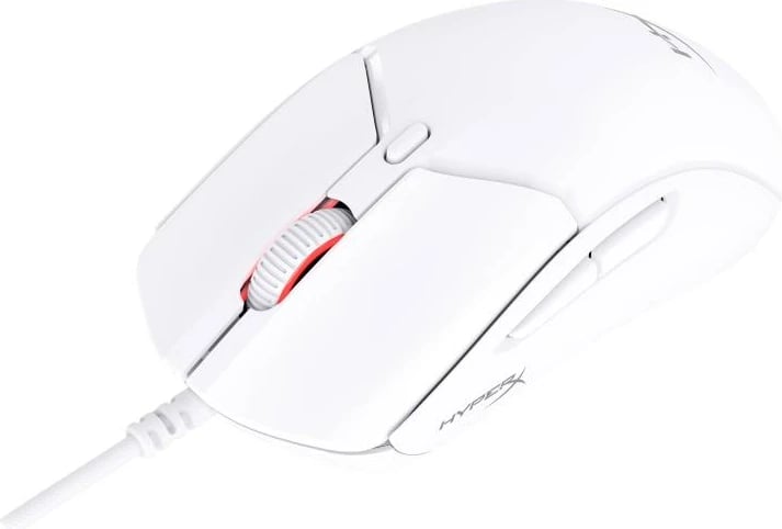 Maus gaming, HyperX Pulsefire Haste 2 6N0A8AA, 26K DPI, 8000 Hz, 6 butona programueshëm, 53 g, me kabllo, e bardhë