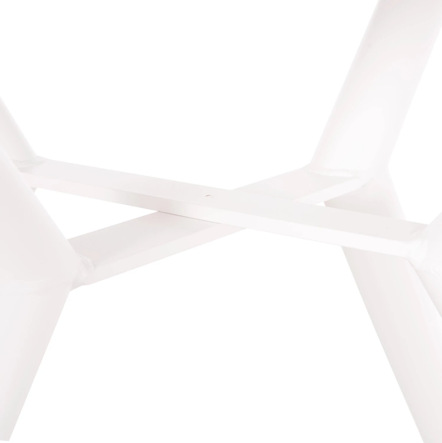 Tavolinë e jashtme e rrumbullakët, alumini i bardhë, FH6290.02, Φ126Χ74Hcm