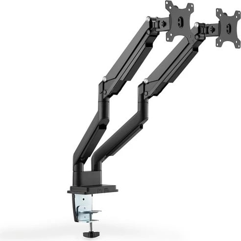 Krah tavoline për dy monitorë Digitus DA-90395, 15-32", i zi mat Krah tavoline për dy monitorë Digitus DA-90395, 15-32", i zi mat