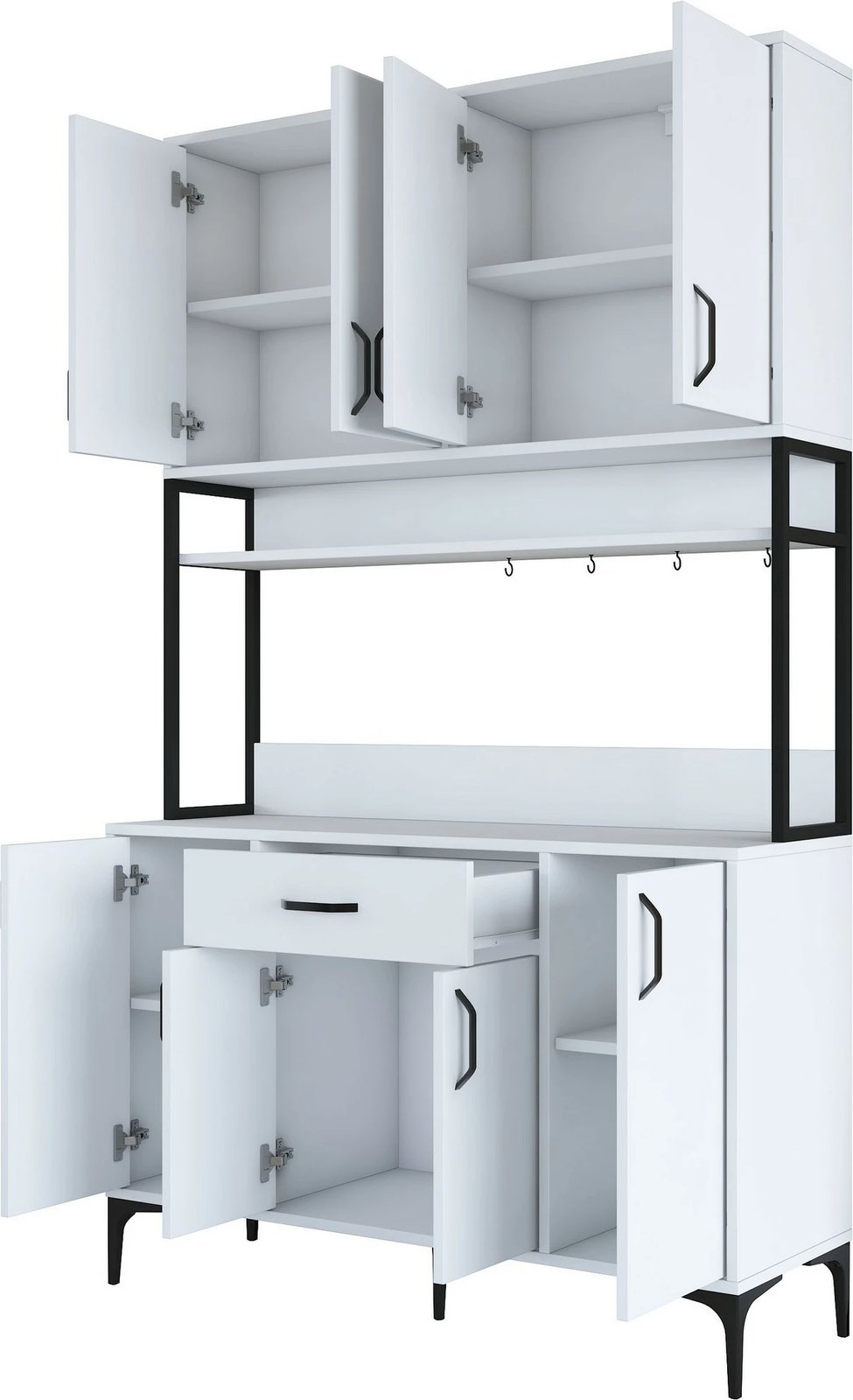 Dollap shumëpërdorimësh, ngjyrë e bardhë, JE127-2984