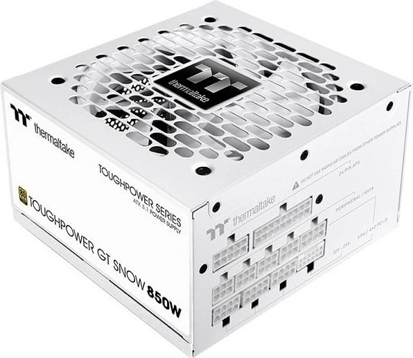 Furnizues energjie Thermaltake Toughpower GT Snow, 850W, 80 PLUS Gold, i bardhë