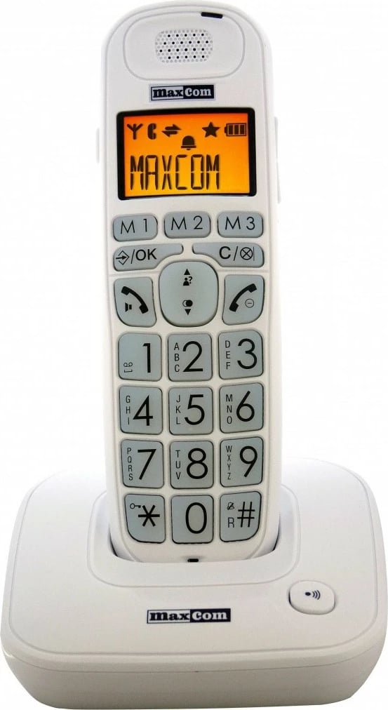 Telefon pa kabllo Maxcom MC6800BIALY, i bardhë