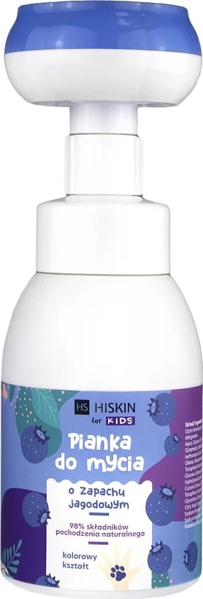 Shkumë për duar dhe trup për fëmijë HiSkin Blueberry 300ml