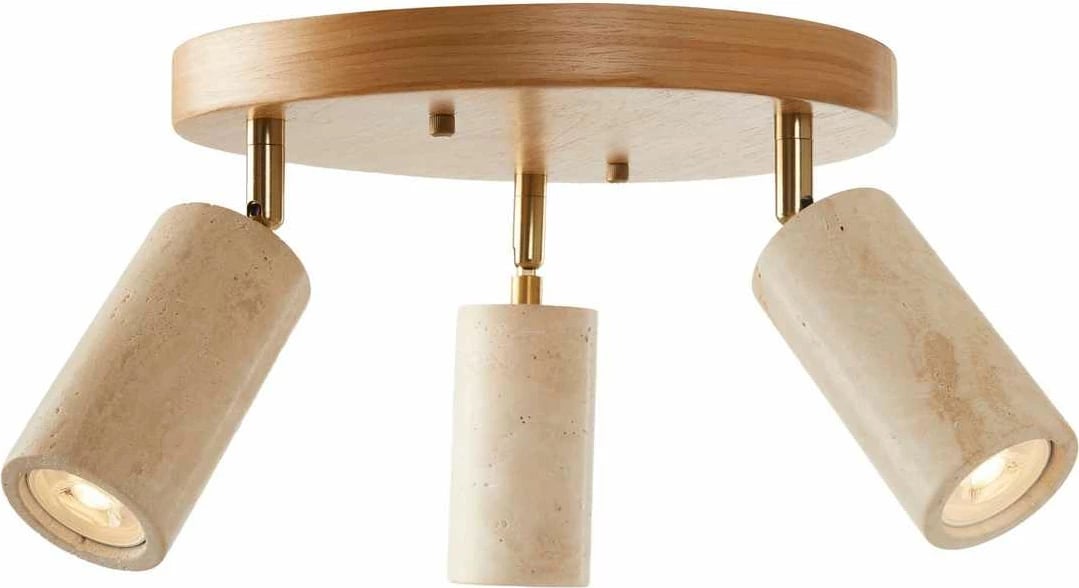 Llambë tavani prej druri, Opviq Nur C, ngjyrë lisi dhe bezhë