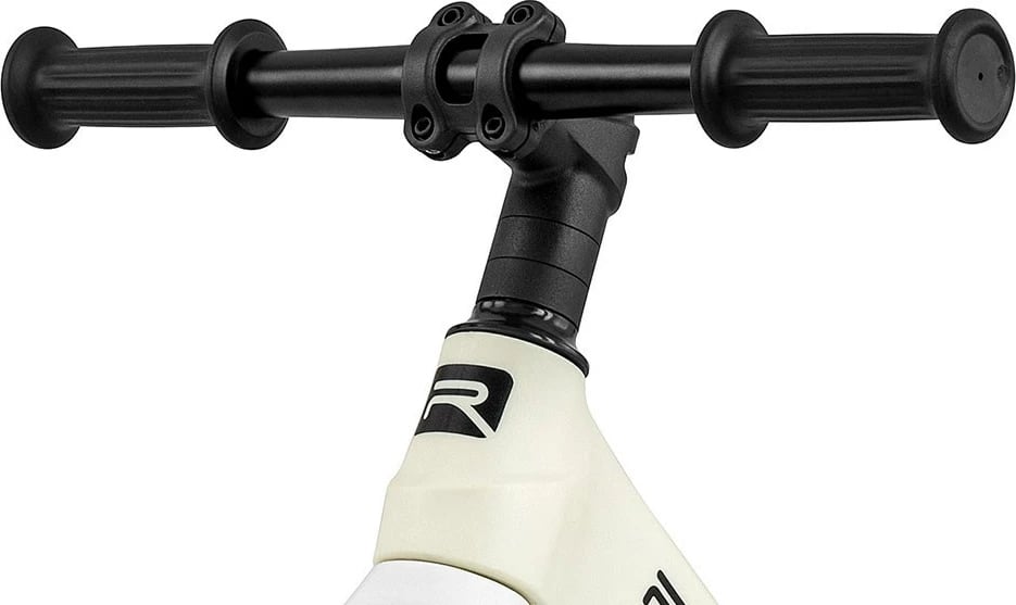 Biçikletë pa pedale fëmijësh, Milly Mally Ranger, rrota 12" EVA, kornizë kompozite, ulëse e rregullueshme, e bardhë