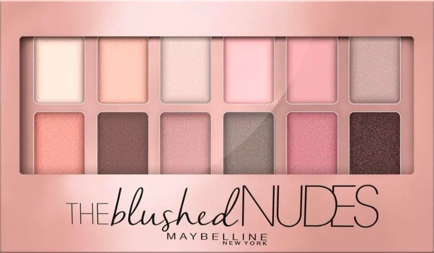 Hije për sy Maybelline The Blushed Nudes, 12 nuanca