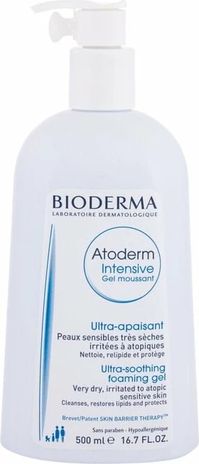 Xhel dushi BIODERMA Atoderm Intensive Ultra-Soothing Foaming Gel 500ml Xhel dushi BIODERMA Atoderm Intensive Ultra-Soothing Foaming Gel 500ml