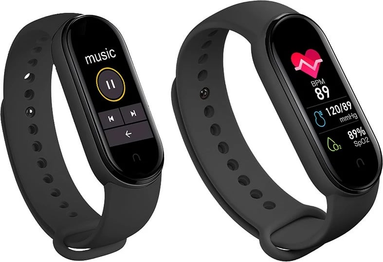 Smartband Tracer T-Band VELOX M6, Bluetooth, Ekran LCD, IP67, i zi