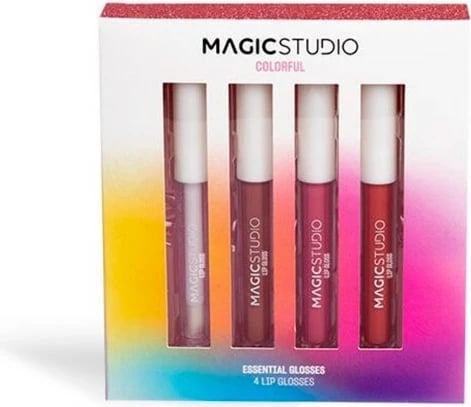 Set gloss për buzë IDC Institute Magic Studio Colorful unisex 4 copë