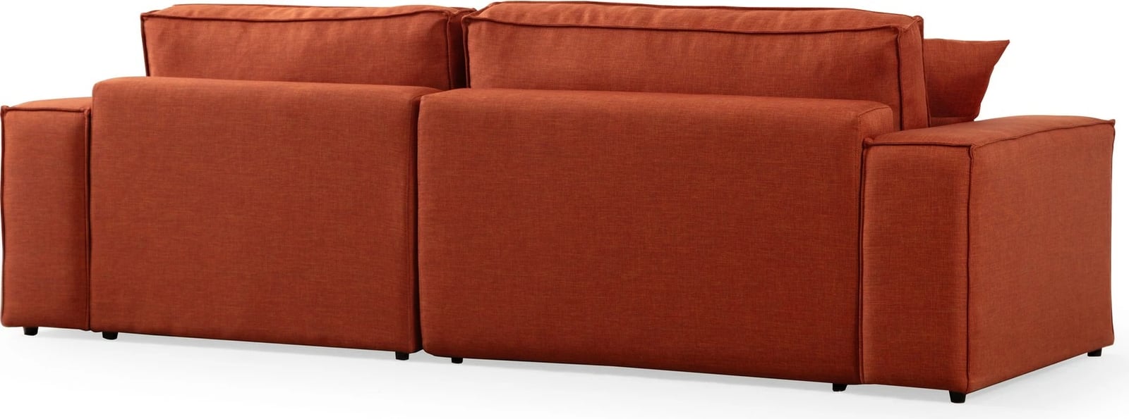 Kënd-sofë krevati Atelier del Sofa, kënd i djathtë, portokalli