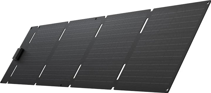 Panel diellor portativ EcoFlow EFSOLAR60-TYPE-C, 60W, USB-C, i palosshëm, i zi