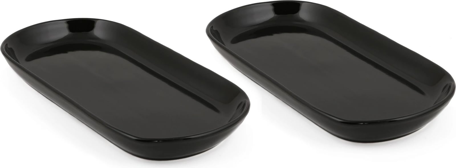 Set pjatash servirëse (2 copë), Hermia Concept, ST080202F650A000000MAKYK00, ngjyrë e zezë Set pjatash servirëse (2 copë), Hermia Concept, ST080202F650A000000MAKYK00, ngjyrë e zezë