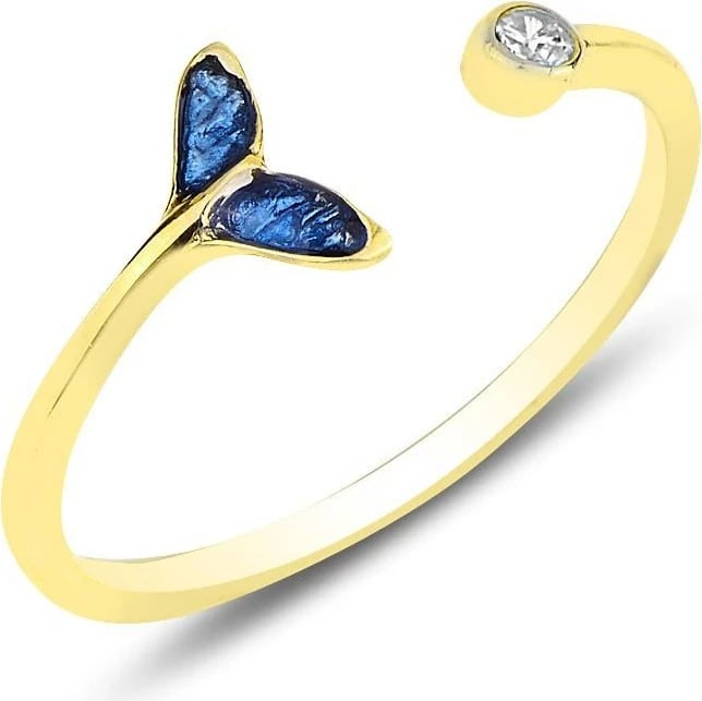 Unazë argjendi Jumeon, ngjyrë ari, SGTL12177