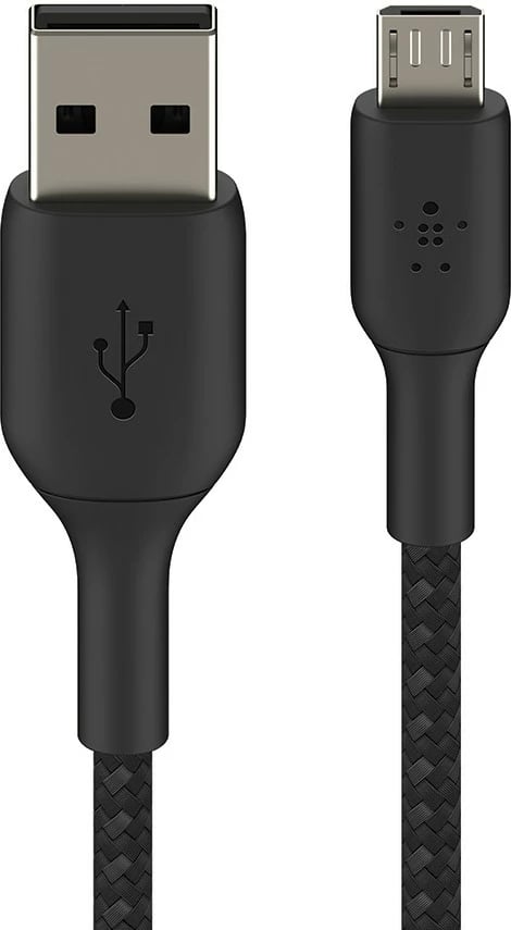 Kabëll Belkin CAB007bt1MBK, 1 m, USB A në Micro-USB A, e zezë