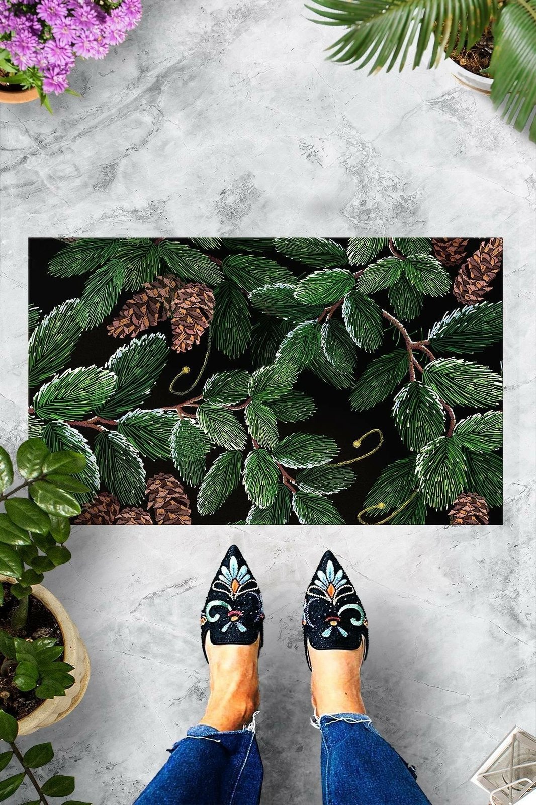 Shilte hyrëse PVC Conceptum Hypnose, Cone, shumëngjyrëshe, 40x60cm