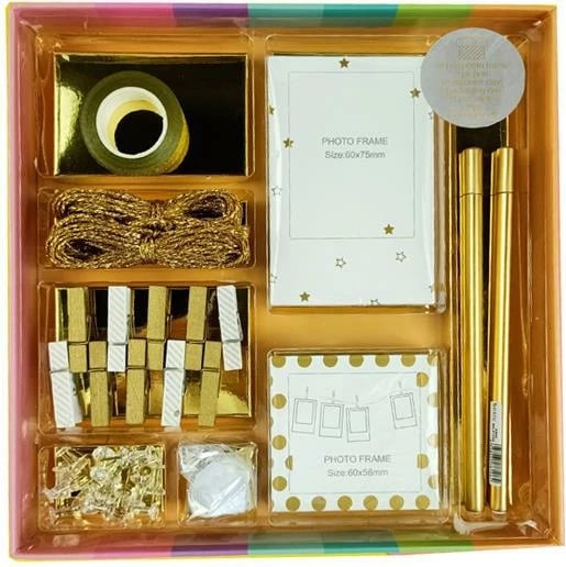 Set artikujsh zyre 70 copë, NEXT, në kuti dhurate, Ngjyrë Ari