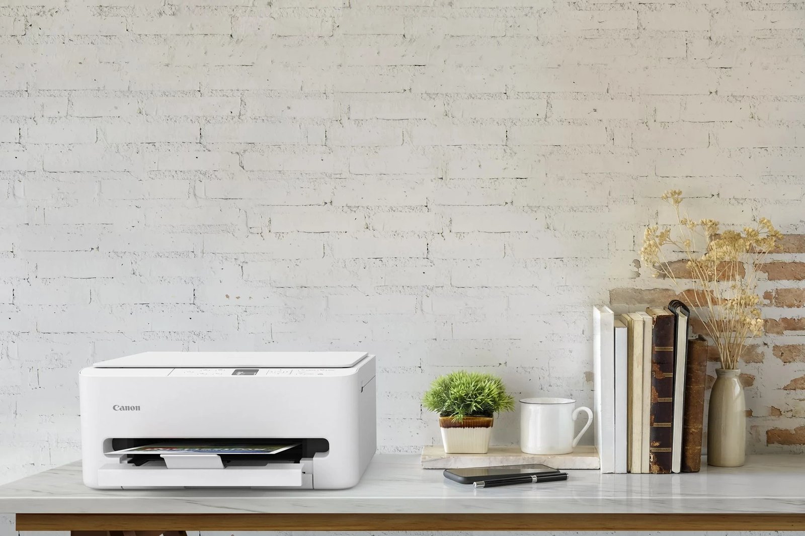 Printer multifunksional Canon PIXMA TS6550i, Inkjet, A4, Wi-Fi, Bardhë