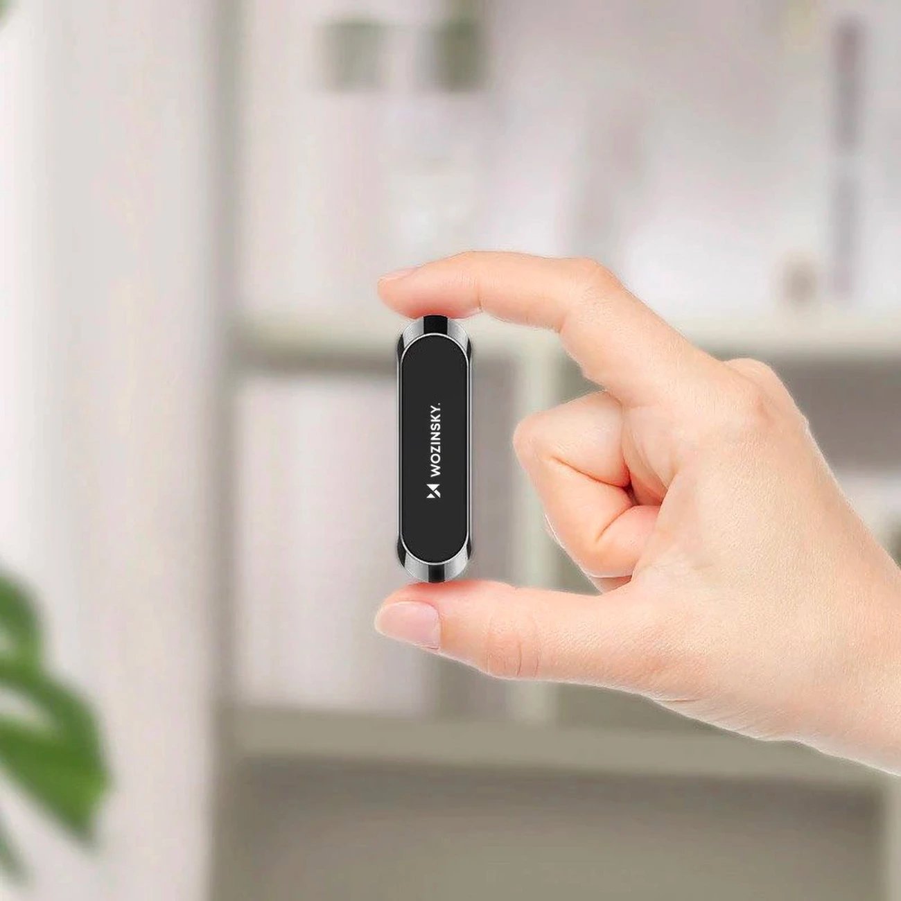 Mbajtës magnetik për telefon Wozinsky WMH-01, i zi