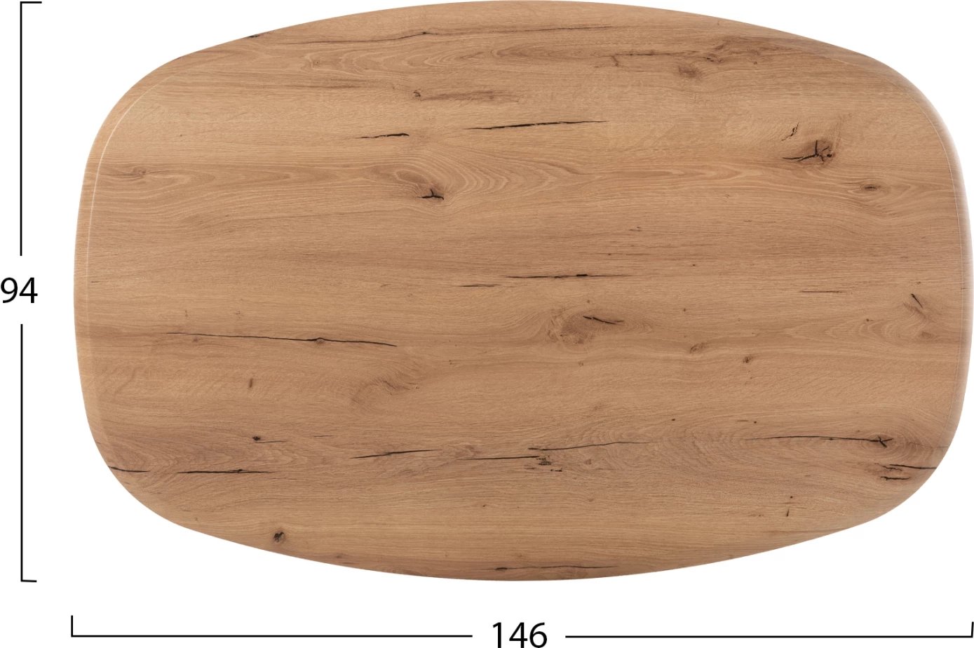 Sipërfaqe tavoline profesionale, ngjyrë druri natyral, FH5916.14, 146x94cm