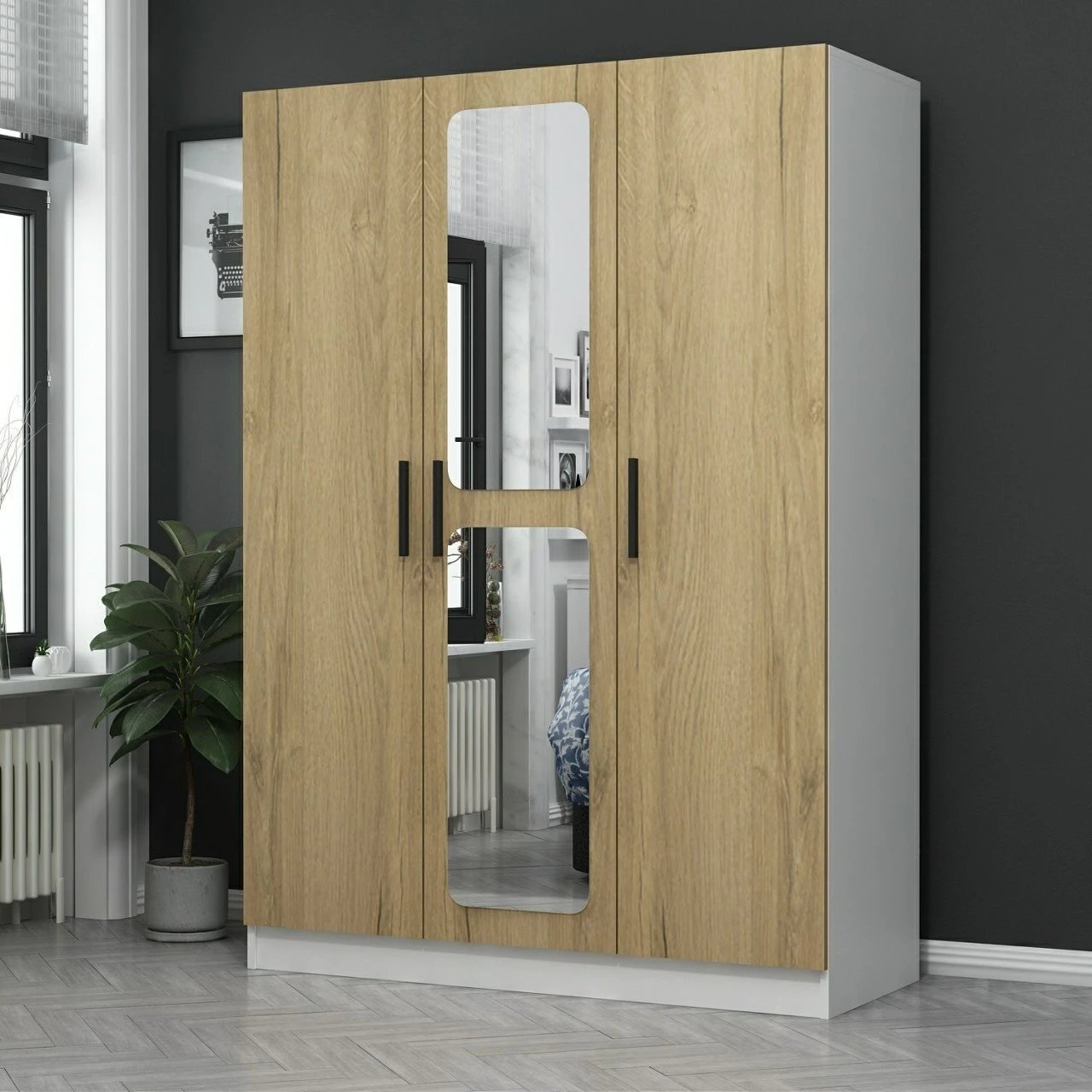 Dollap Skye Decor, ngjyrë arre, 2245