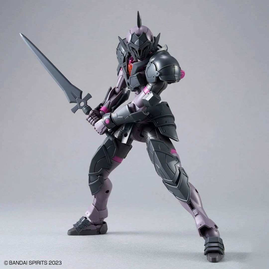 Figurë koleksionuese Bandai 30MF Rosan Knight, model ndërtimi, gri