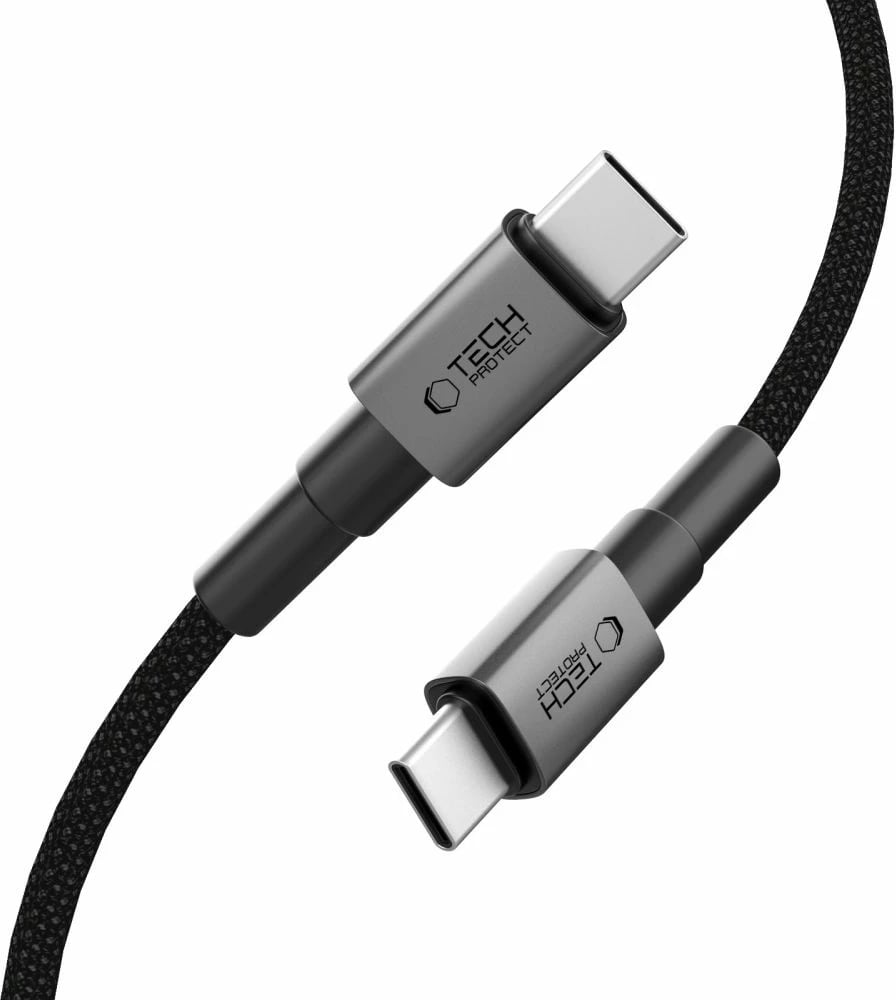 Kabllo USB-C Tech-Protect UltraBoost DNA, 50cm, Gri