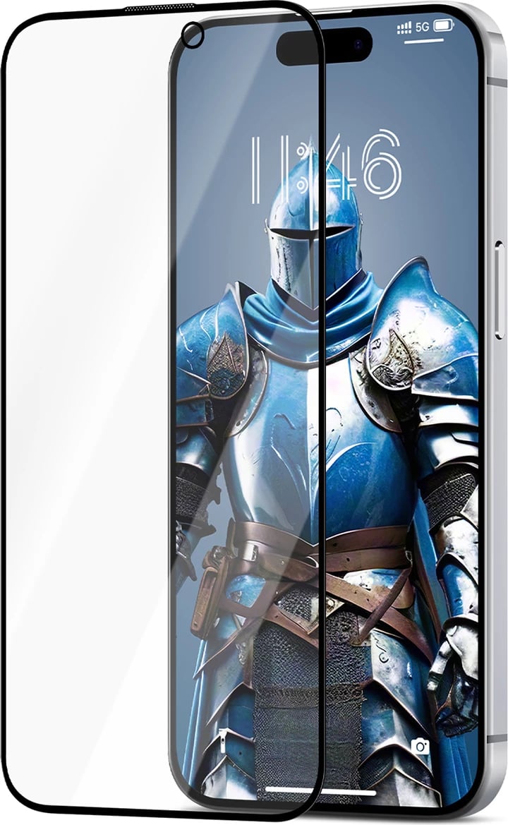 Xham i temperuar Joyroom JR-MKN0312 për iPhone 16 Pro, Corning Eyecare, Transparent