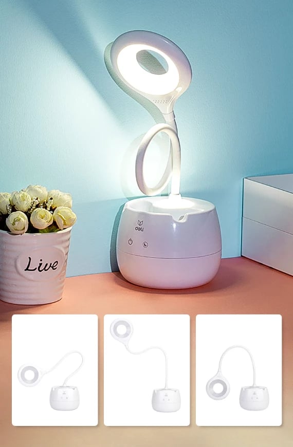 DELI Llambë Tavoline me mbajtëse lapsash