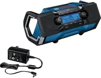 Radio BOSCH GPB 18V-2 SC SOLO, portative, blu