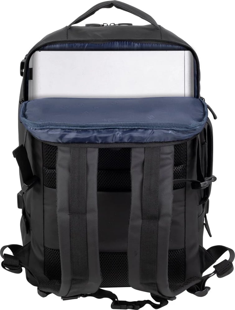 Çantë shpine për laptop RivaCase, 8465 Tegel ECO, 17.3 inç, e zezë