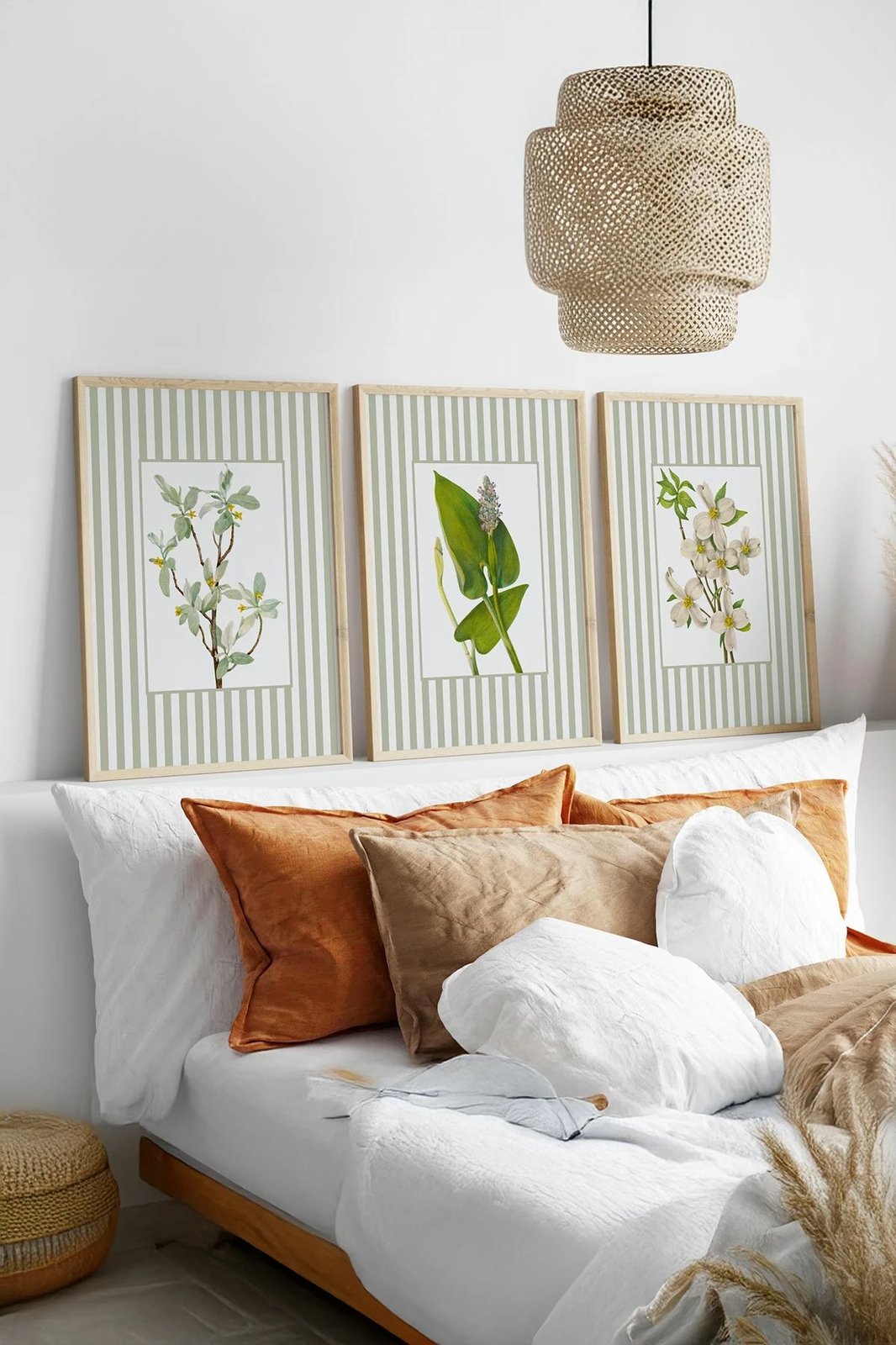 Set pikturash dekorative me kornizë, 3 copë, Wallity, Artsmdf3Lu5-5070