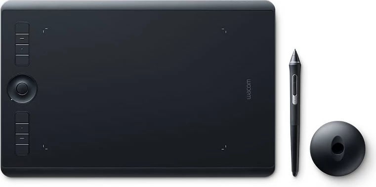 Tabletë grafik Wacom Intuos Pro, Wireless, 5080 lpi, 224 x 148 mm, USB/Bluetooth, E zezë