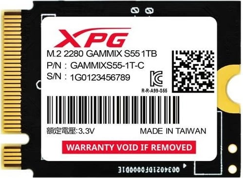 SSD Adata XPG GAMMIX S55, 1TB, M.2 2230, PCIe 4x4