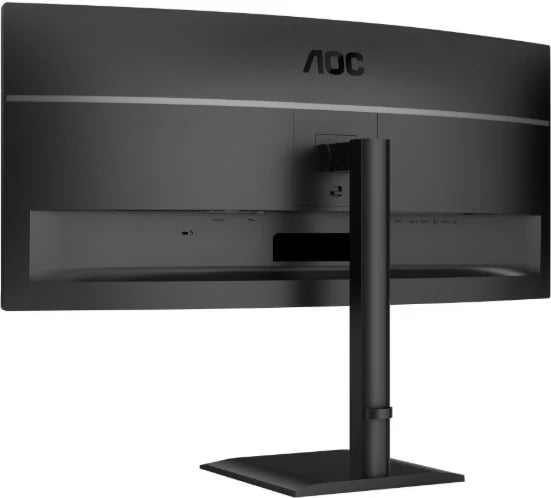 Monitor i lakuar AOC CU34E4CV 34'' WQHD 3440x1440 120Hz VA HDR10 USB-C 90W KVM HDMIx2 DP RJ45 Altoparlantë, i zi