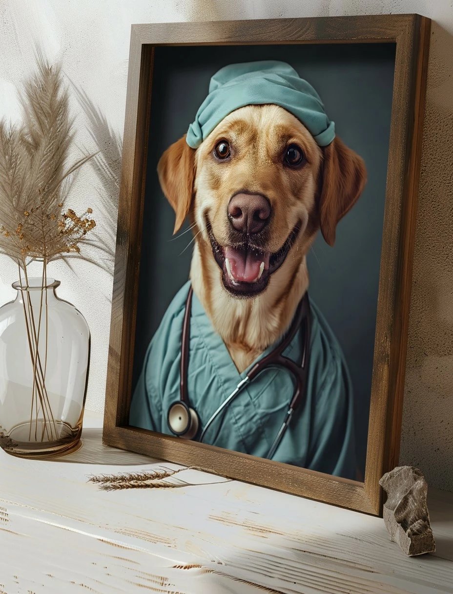 Pikturë dekorative me kornizë MDF, shumëngjyrëshe, GE038-L