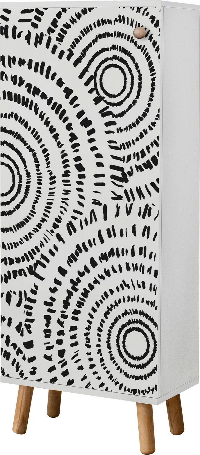 Dollap këpucësh Hanah Home, Vegas - B 946, ngjyrë e bardhë, 50x135x38cm