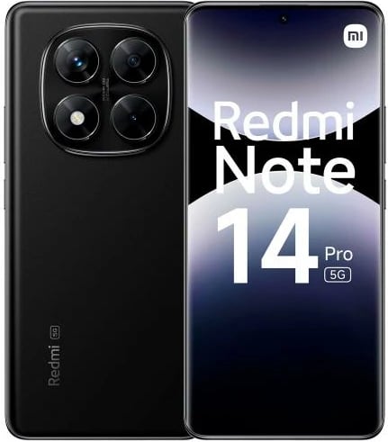 Celular Xiaomi Redmi Note 14 Pro, 6.67", 8+256GB, 5G,i zi