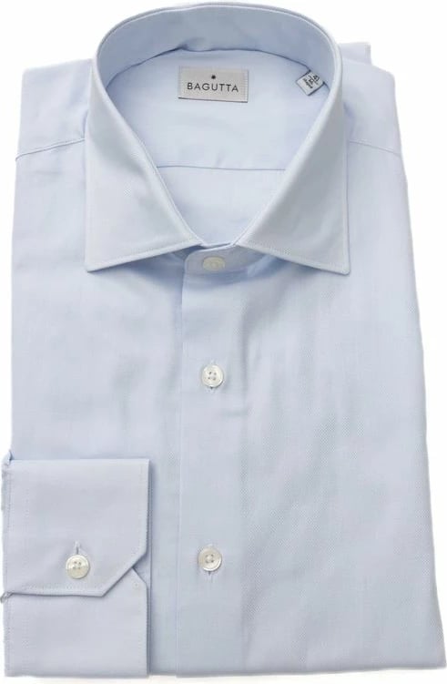 Këmishë pambuku Bagutta për meshkuj, e kaltër