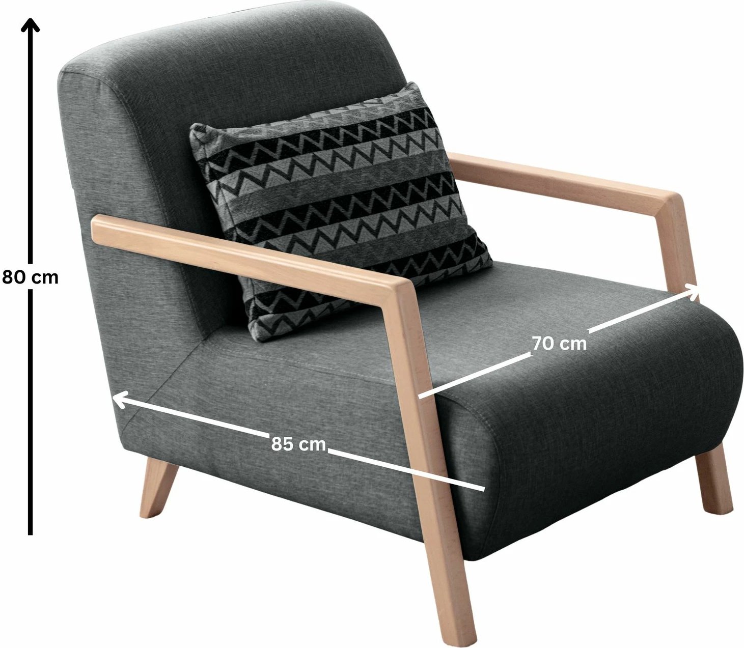 Karrige Wing, Atelier del Sofa, latte-antracit