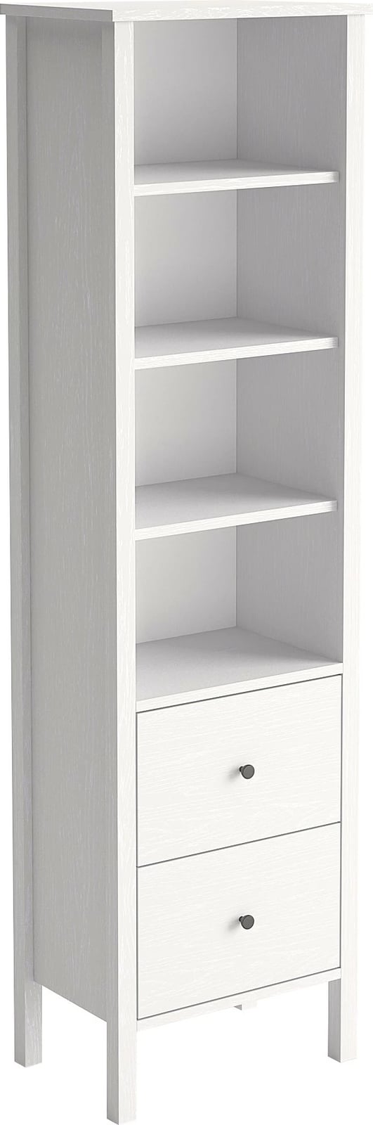 Raft librash Hanah Home, druri dhe i bardhë, FRN-10034