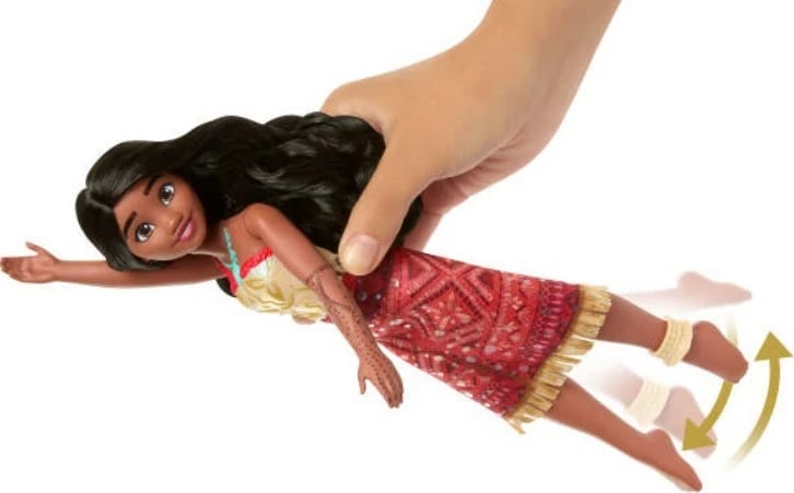 Kukull Disney Princess Moana 2 Mattel JFF09, me ndryshim ngjyre dhe veprim noti, me breshkë dhe yll deti
