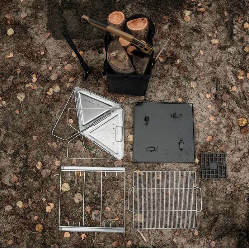 Grill portativ Offlander, gri