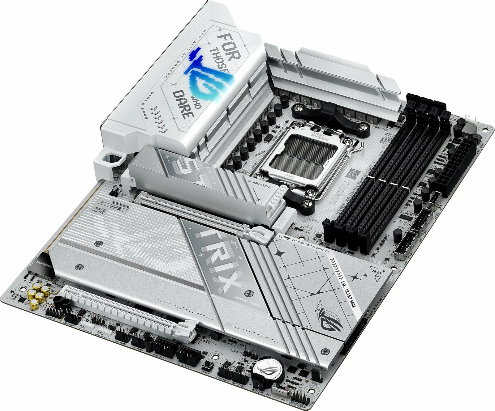 Pllakë amë ASUS ROG STRIX X870-A GAMING WIFI, AMD, Socket AM5, DDR5, 192 GB Pllakë amë ASUS ROG STRIX X870-A GAMING WIFI, AMD, Socket AM5, DDR5, 192 GB