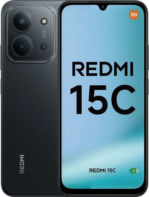 Celular Xiaomi Redmi 15C 4+256GB 6.9 inç 5G Midnight Black
