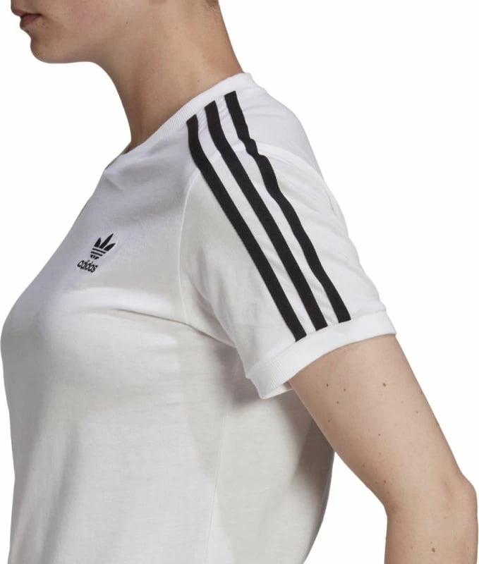 Maicë adidas për femra, e bardhë