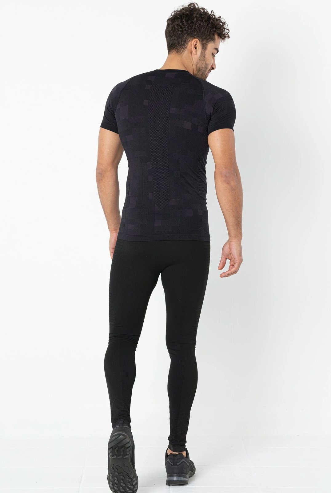 Bluzë sportive për meshkuj Jumeon, e zezë/gri, 001-001358007