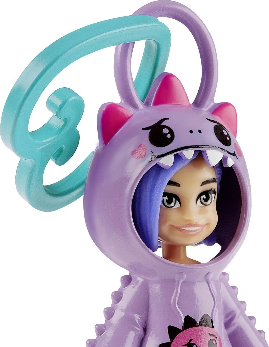 Figurinë Polly Pocket Dino Pendant, Mattel, HKV98/HRD62, plastikë, për vajza