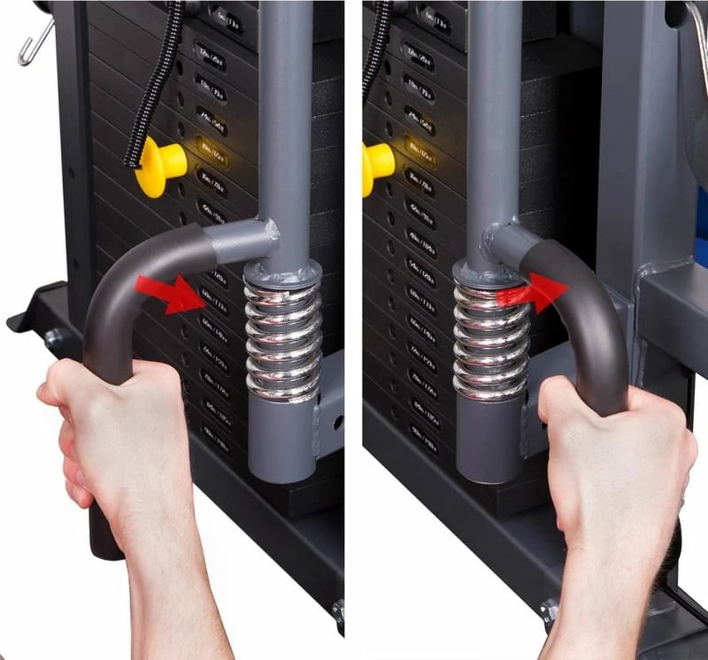 Aksesor leg press HMS, gri