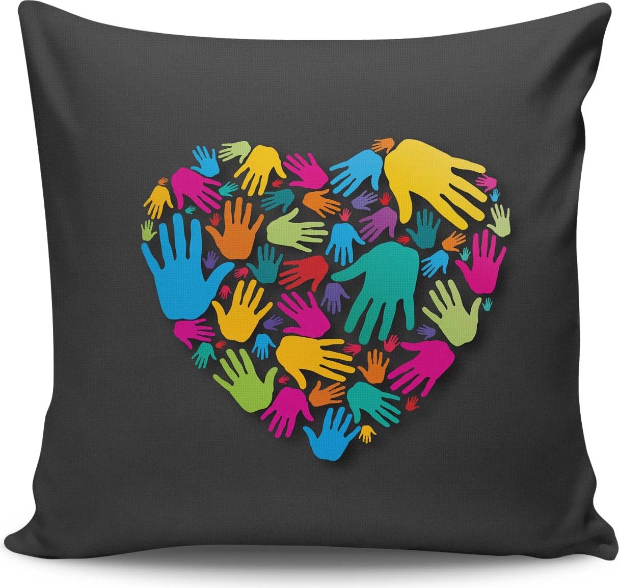 Jastëk dekorativ Aberto Design, shumëngjyrësh, NKRLNT-080, 43x43cm